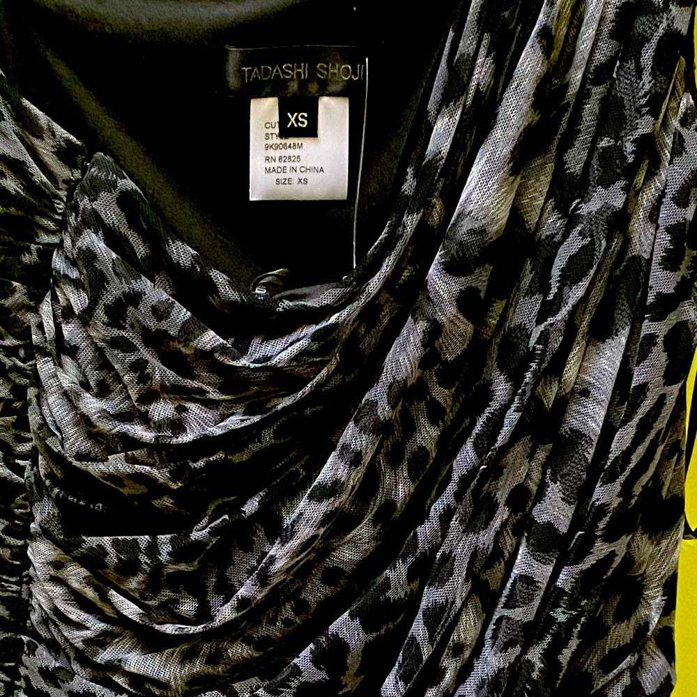 Used like new Tadashi one shoulder cocktail dress!